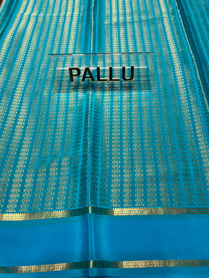 Pure Mysore Silk Saree.