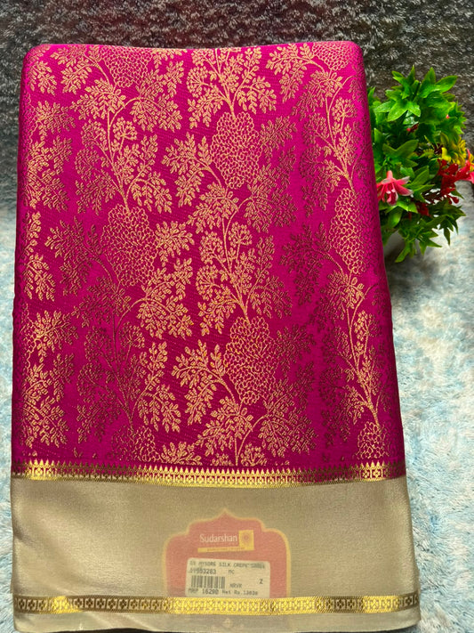 Pure Mysore Silk Saree.