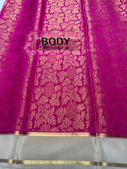 Pure Mysore Silk Saree.