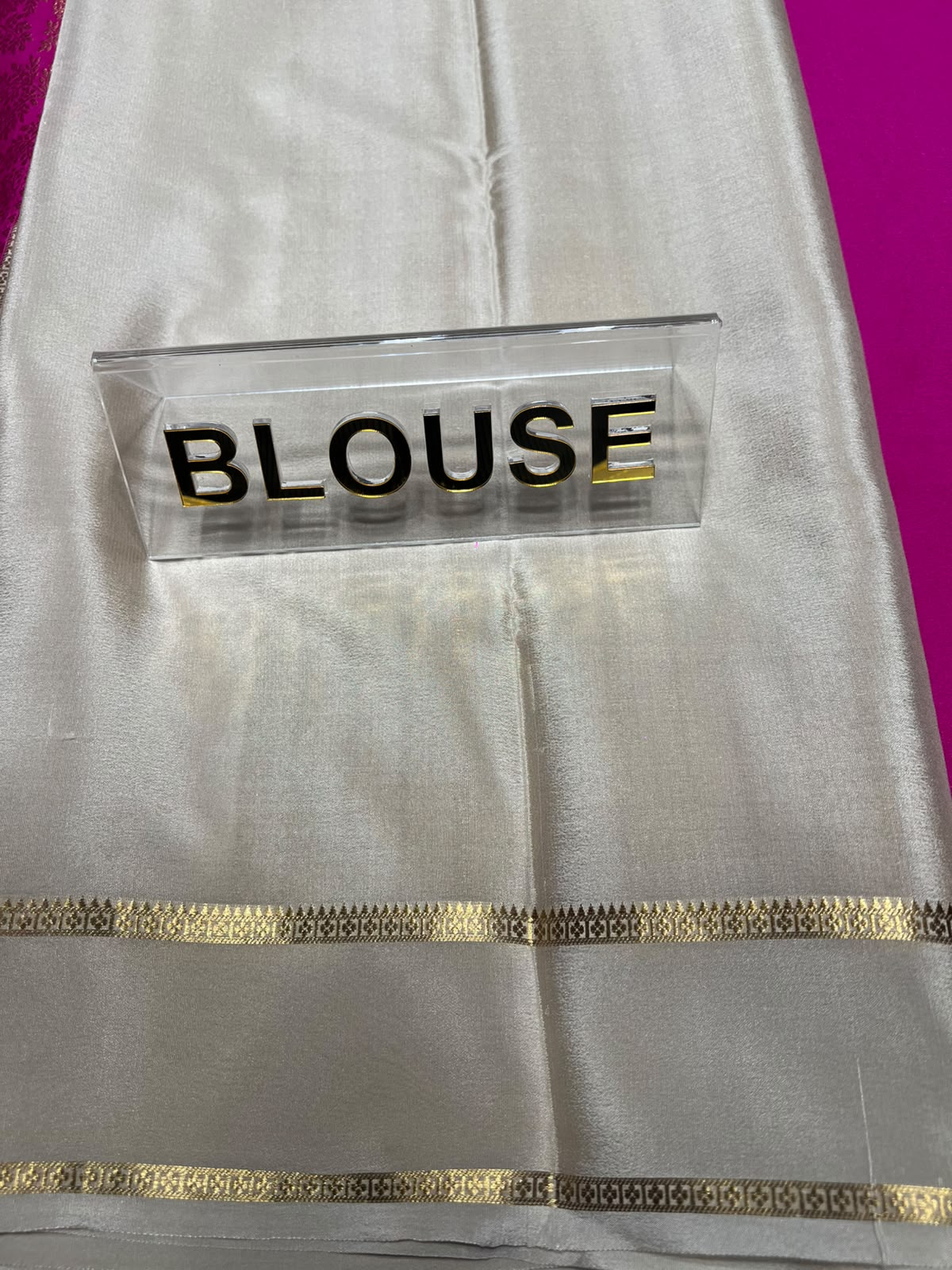 Pure Mysore Silk Saree.