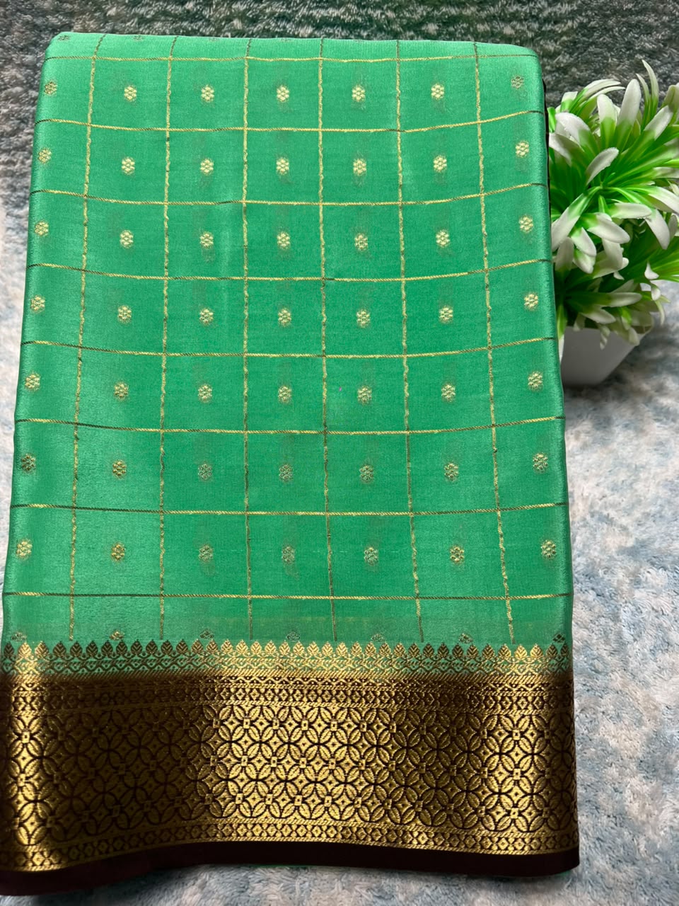Pure Mysore Silk Saree.