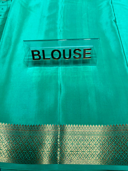 Pure Mysore Silk Saree.