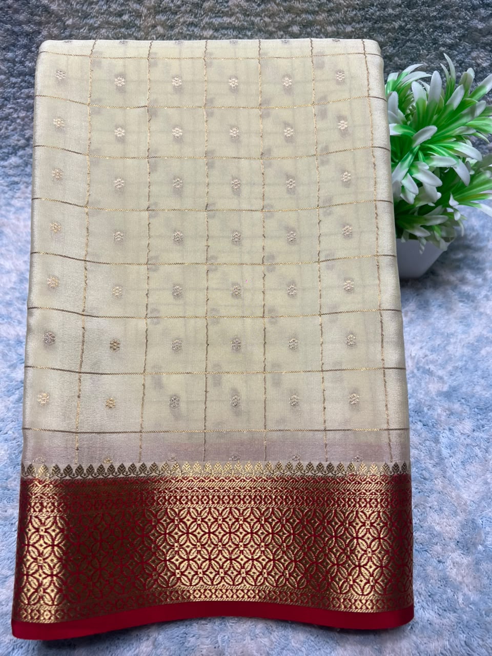 Pure Mysore Silk Saree.