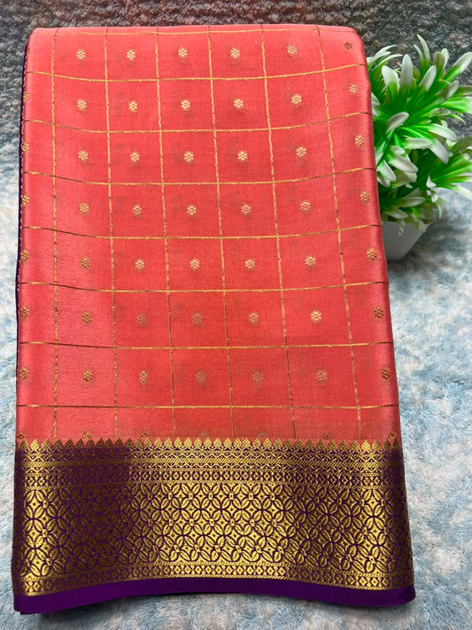Pure Mysore Silk Saree.
