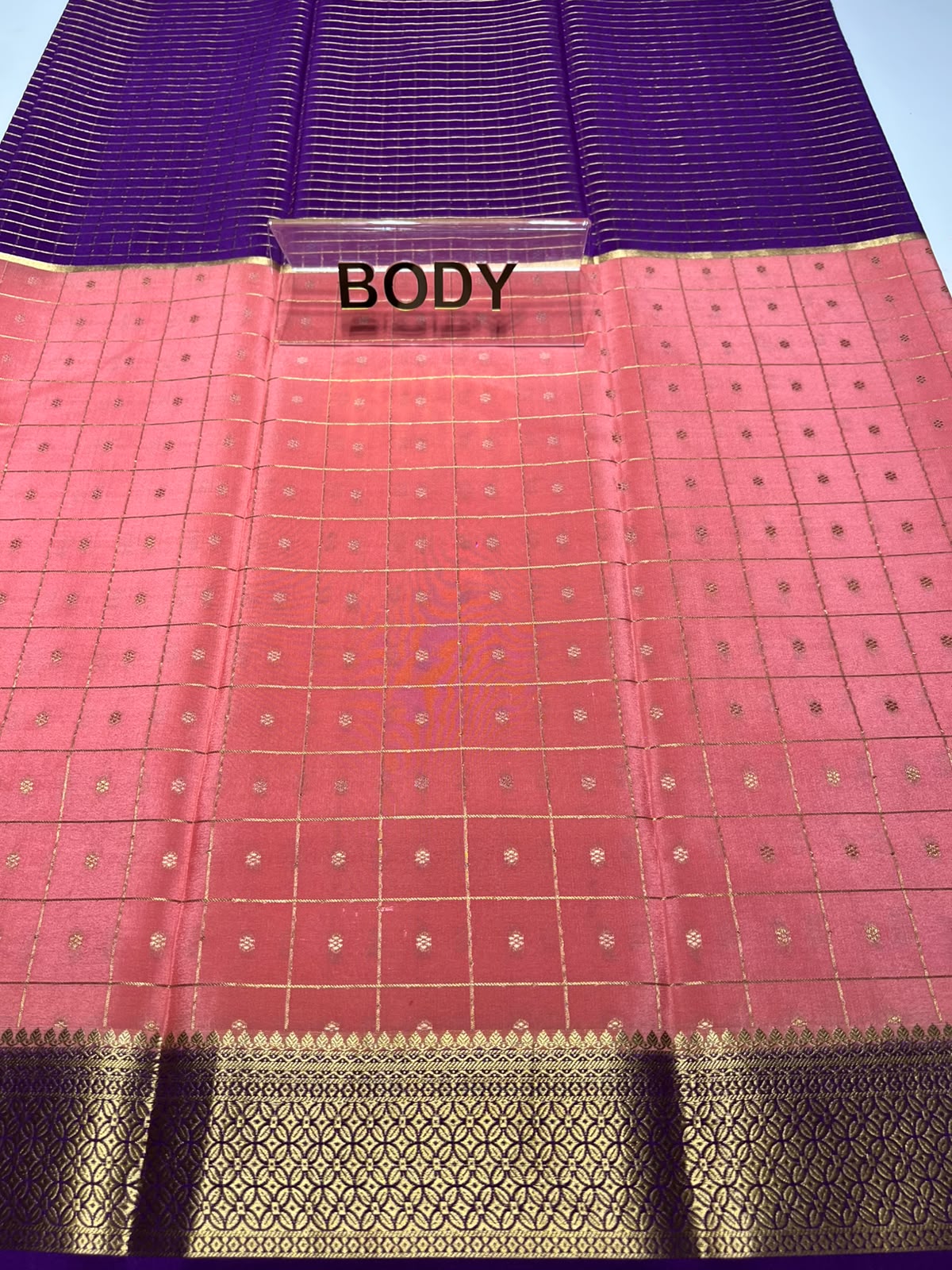 Pure Mysore Silk Saree.