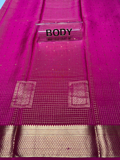 Pure Mysore Silk Saree.
