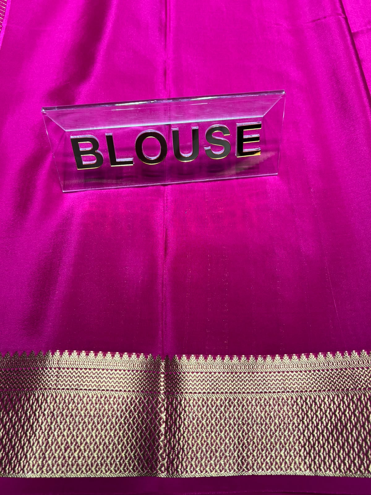 Pure Mysore Silk Saree.
