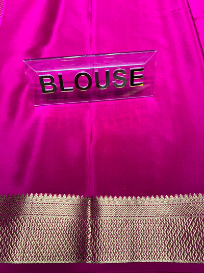 Pure Mysore Silk Saree.