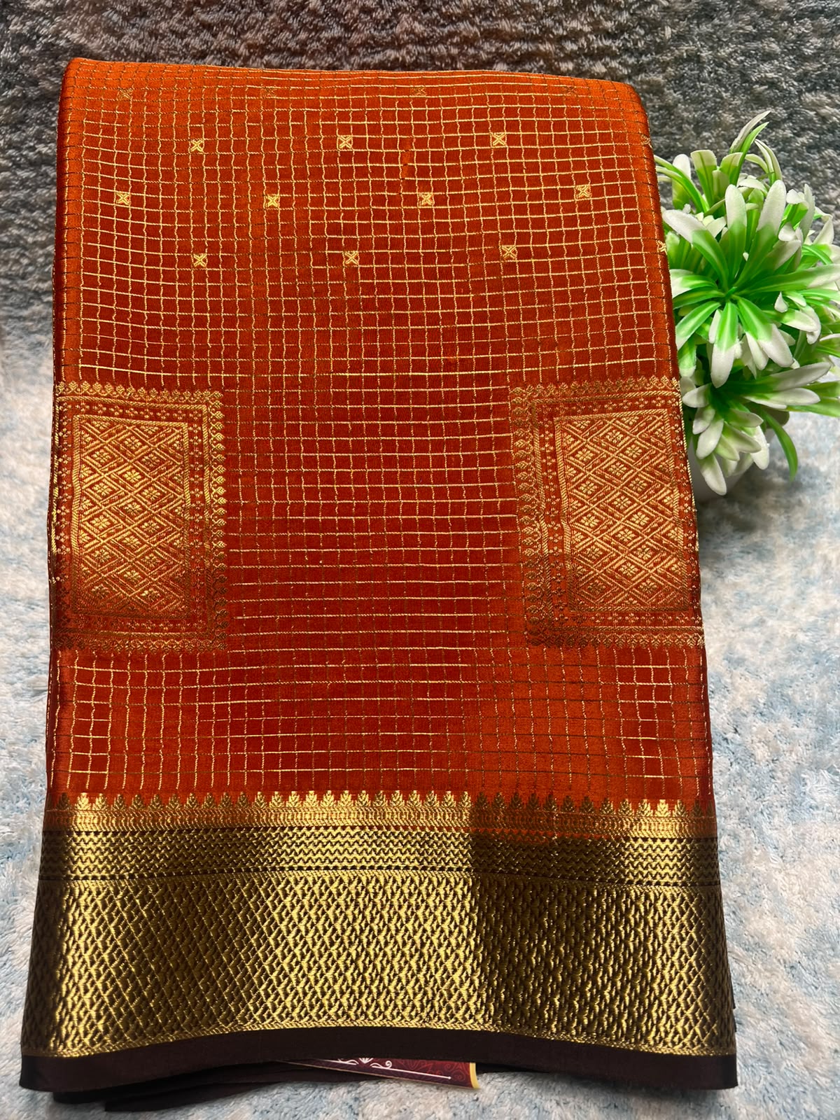Pure Mysore Silk Saree.