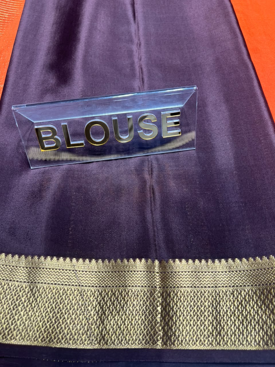 Pure Mysore Silk Saree.