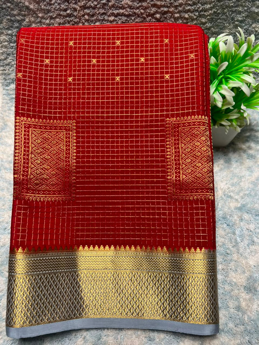 Pure Mysore Silk Saree.