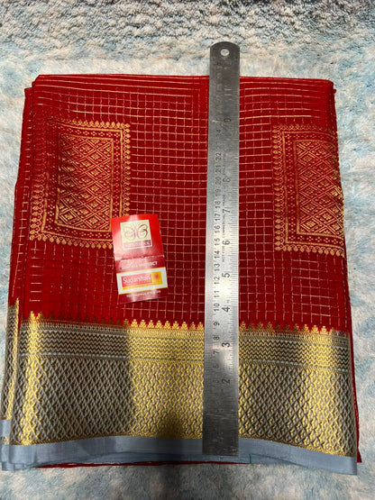 Pure Mysore Silk Saree.