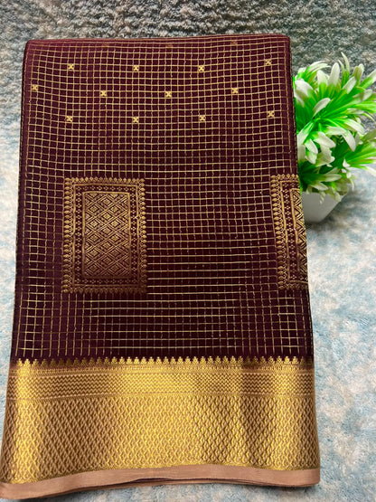 Pure Mysore Silk Saree.
