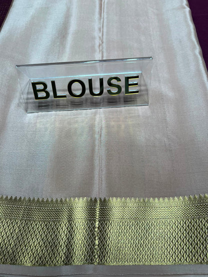 Pure Mysore Silk Saree.
