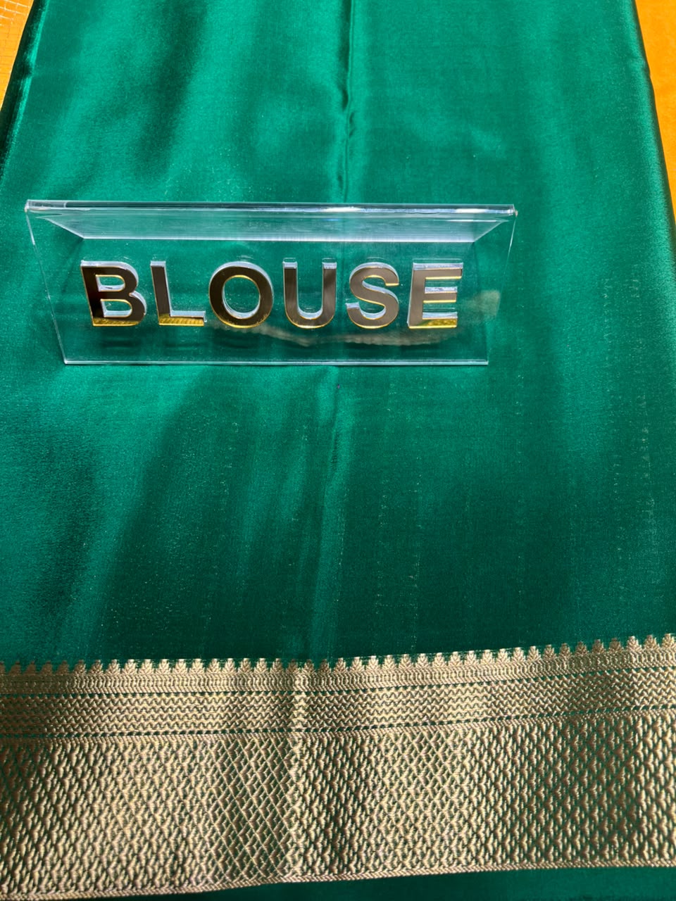 Pure Mysore Silk Saree.