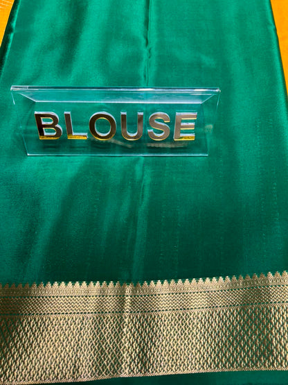 Pure Mysore Silk Saree.