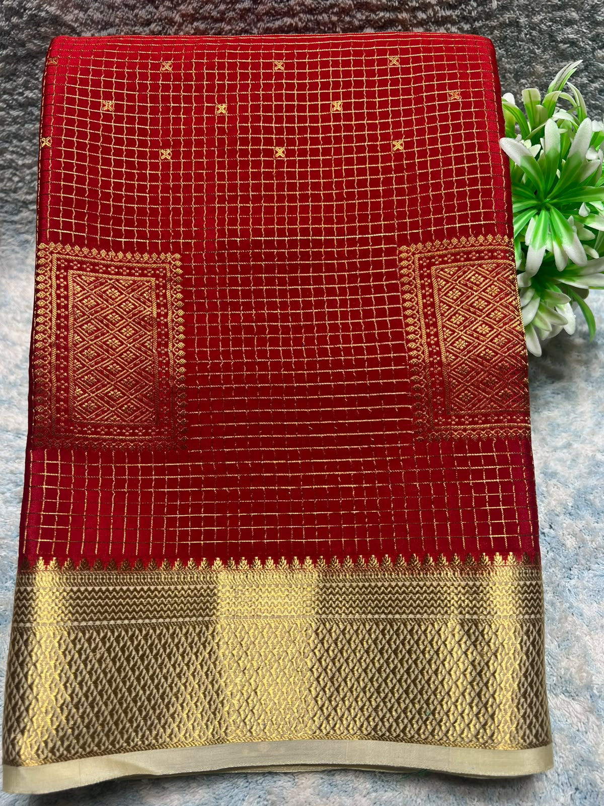 Pure Mysore Silk Saree.