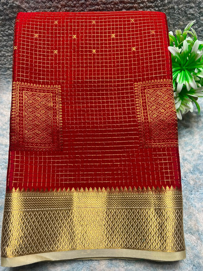 Pure Mysore Silk Saree.