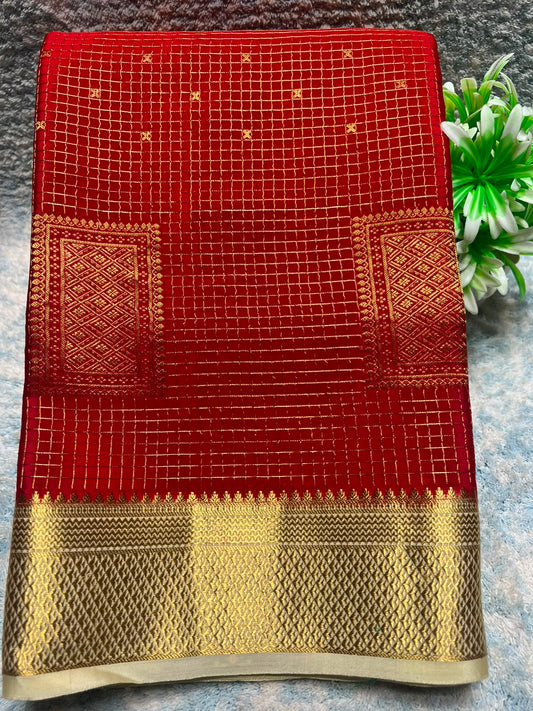 Pure Mysore Silk Saree.