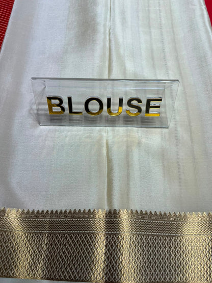 Pure Mysore Silk Saree.