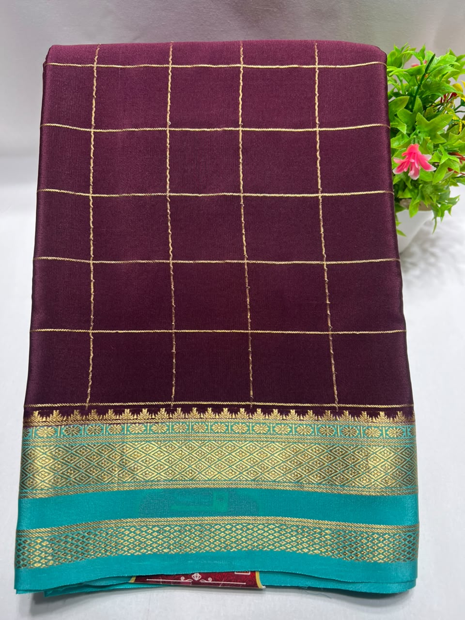 Pure Mysore Silk Saree.
