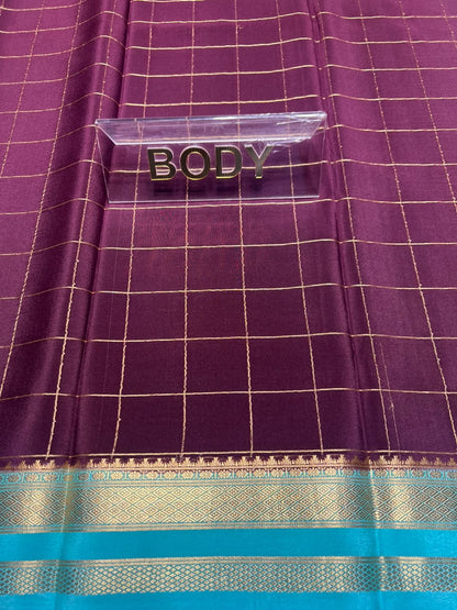 Pure Mysore Silk Saree.