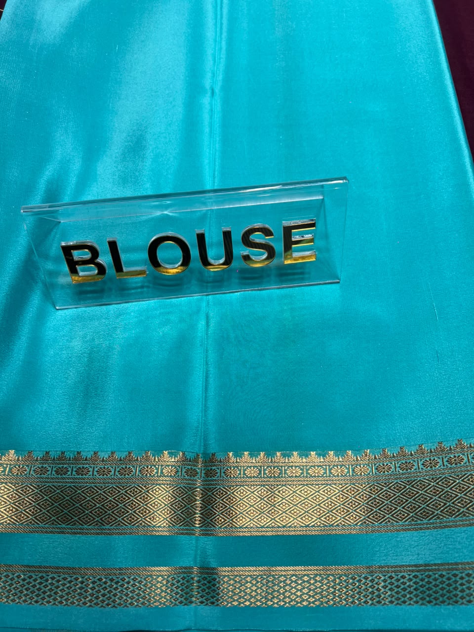 Pure Mysore Silk Saree.