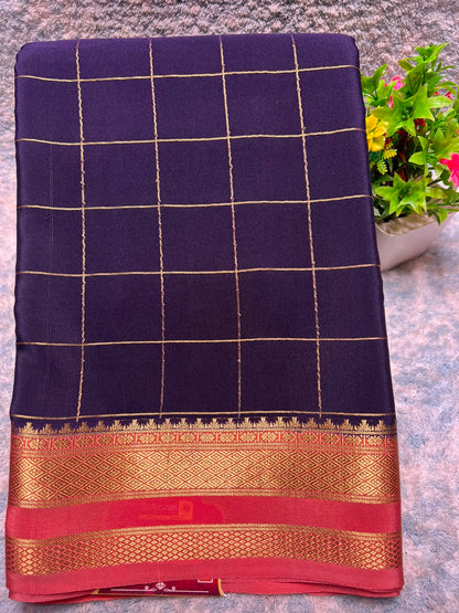 Pure Mysore Silk Saree.