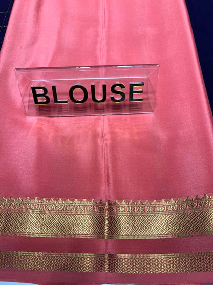 Pure Mysore Silk Saree.