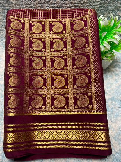 Pure Mysore Silk Saree.