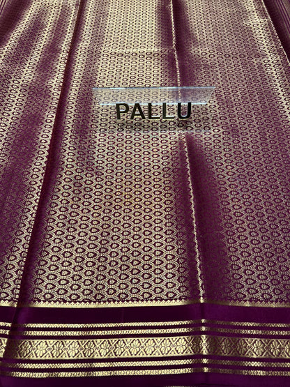 Pure Mysore Silk Saree.