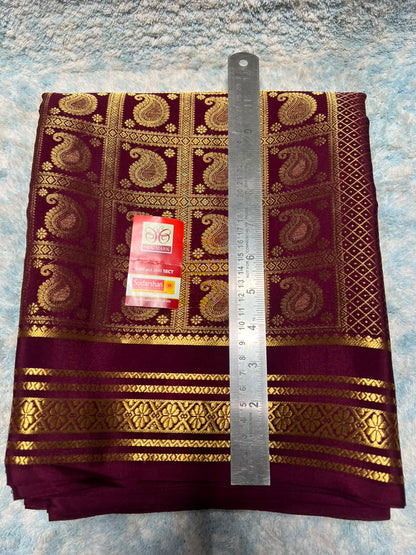 Pure Mysore Silk Saree.