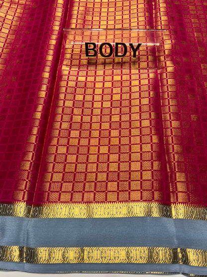 Pure Mysore Silk Saree.