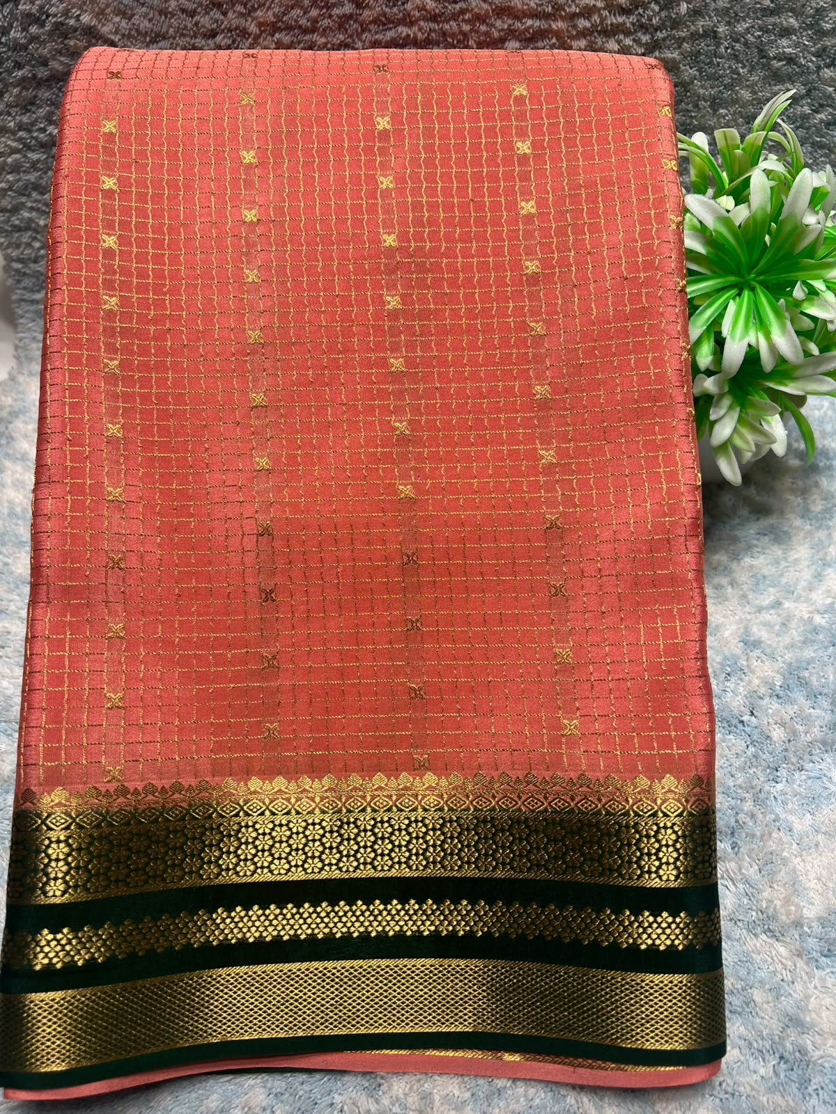 Pure Mysore Silk Saree.