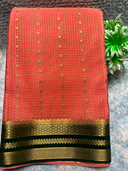 Pure Mysore Silk Saree.
