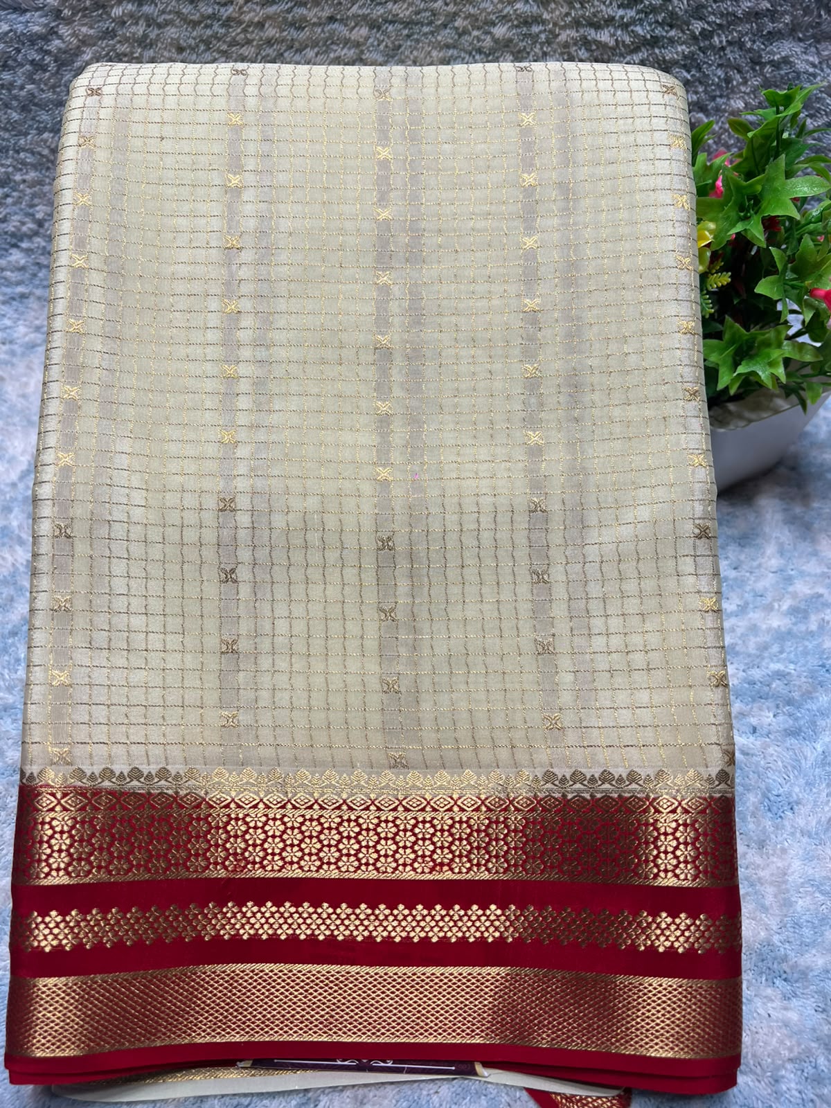 Pure Mysore Silk Saree.