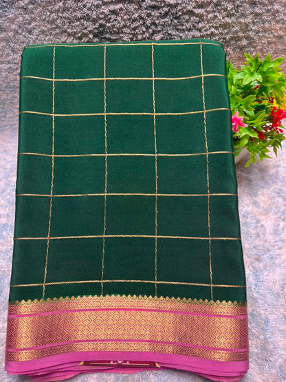Pure Mysore Silk Saree.