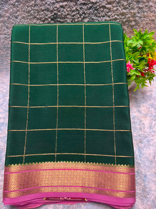 Pure Mysore Silk Saree.