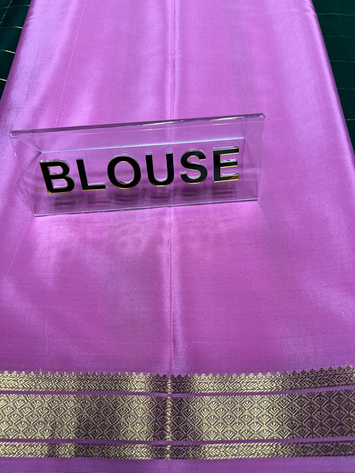 Pure Mysore Silk Saree.