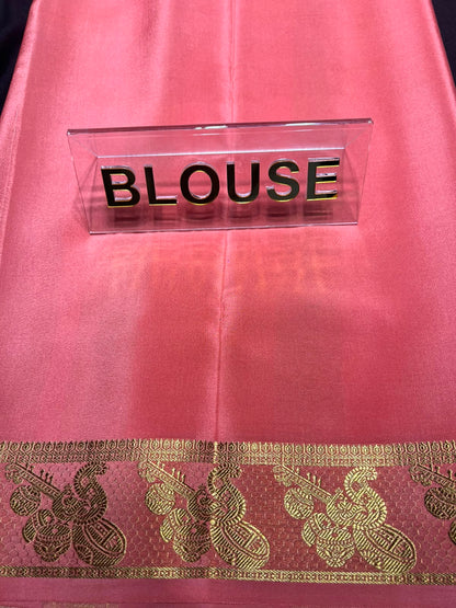 Pure Mysore Silk Saree.