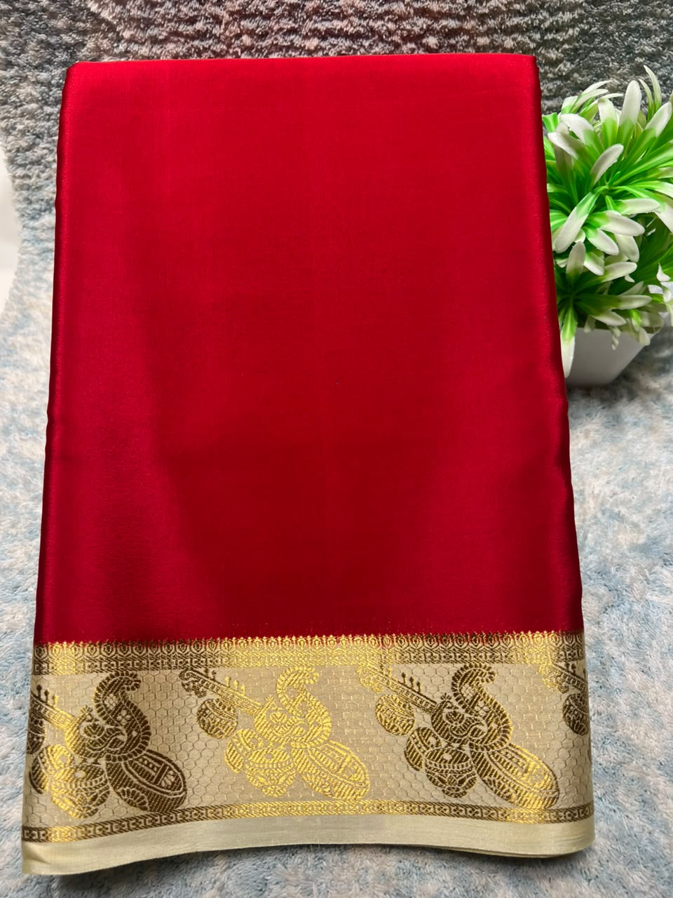 Pure Mysore Silk Saree.