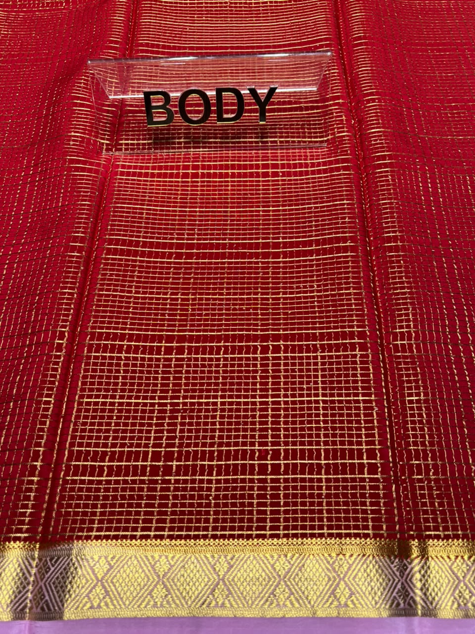 Pure Mysore Silk Saree.