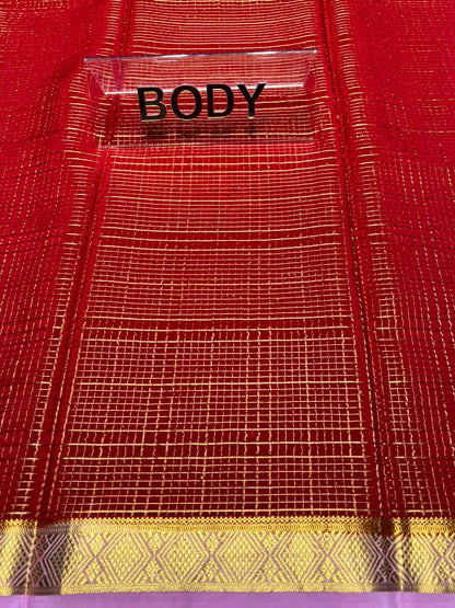 Pure Mysore Silk Saree.