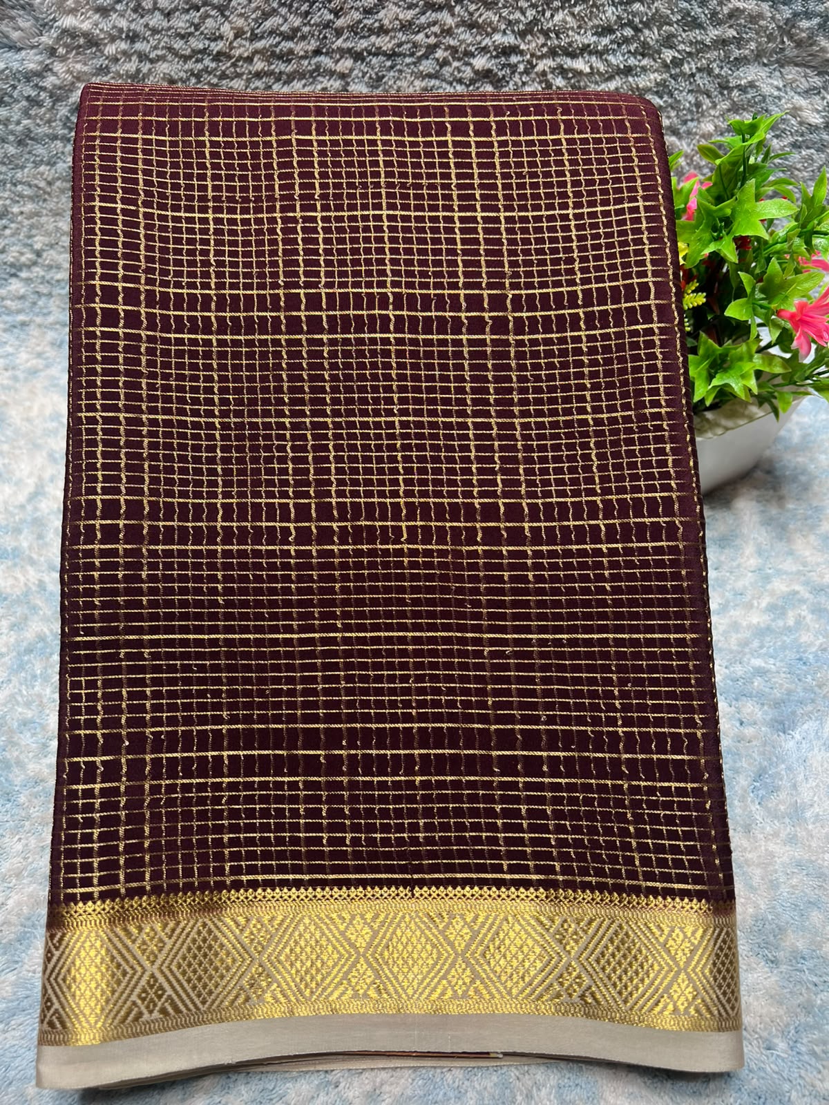 Pure Mysore Silk Saree.