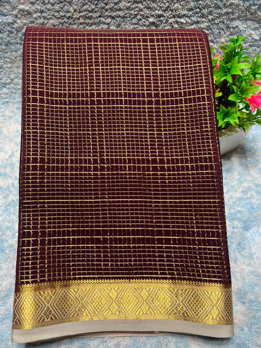 Pure Mysore Silk Saree.