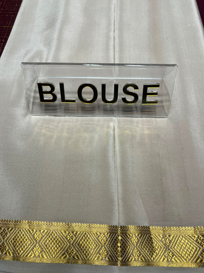 Pure Mysore Silk Saree.