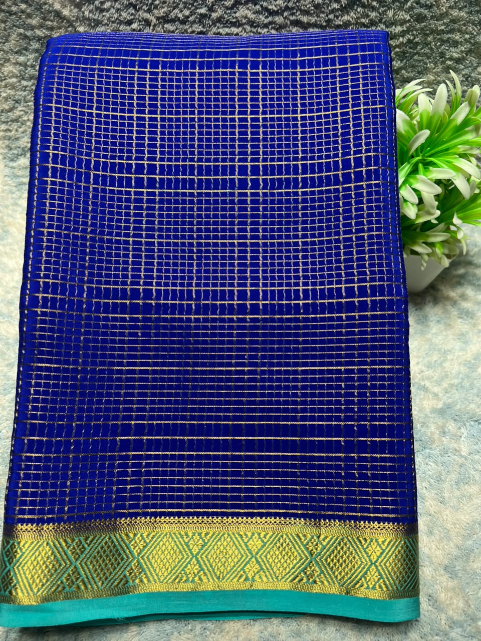 Pure Mysore Silk Saree.