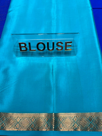 Pure Mysore Silk Saree.
