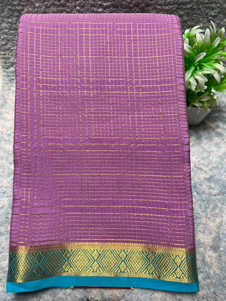 Pure Mysore Silk Saree.