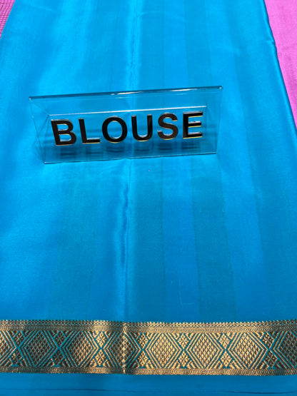 Pure Mysore Silk Saree.